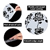 PET Plastic Hollow Out Drawing Painting Stencils Templates DIY-WH0286-034-3