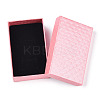 Rhombus Textured Cardboard Jewelry Boxes CBOX-T006-02E-1