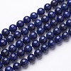 Dyed Grade A Natural Lapis Lazuli Beads Strands GSR8mmC123-3