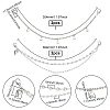 4Pcs 2 Styles Alloy Shoe Decoration Chain AJEW-FG0003-81A-2