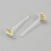 Resin Stud Earring Finding RESI-WH20001-08I-2