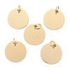 Ion Plating(IP) 304 Stainless Steel Pendants STAS-I311-21G-2