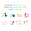 1200Pcs 8 Colors Handmade Polymer Clay Beads CLAY-YW0001-15C-2