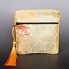 Square Chinese Style Cloth Tassel Bags PW-WG62144-07-1