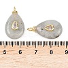 Natural Labradorite Pendants G-Z134-01G-02-3