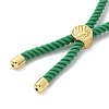 Cotton Cord Bracelet Making KK-F758-03-09-G-3