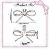 4Pcs Alloy Rhinestone Shoe Decoration AJEW-GF0009-28P-2