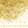 300~400Pcs 10 Style Brass Cabochons MRMJ-OC0003-83-1