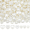 210Pcs 7 Styles ABS Imitation Pearl Beads OACR-PA0001-56-1