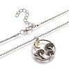 Alloy Pendant Necklaces LS-NJEW-F278-01AS-RS-1