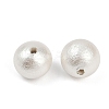 Compressed Cotton Pearl Beads WOVE-V001-A01-8mm-1