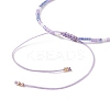 Mixed Natural Gemstone & Glass Seed Beaded Bracelets BJEW-JB08950-6