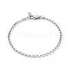 Tarnish Resistant 304 Stainless Steel Rolo Chain Bracelets BJEW-JB06447-01-1