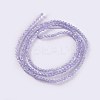 Glass Beads Strands EGLA-E057-02A-07-2