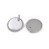 304 Stainless Steel Pendants STAS-L022-183P-03-2