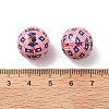Independence Day Themes Wood European Beads WOOD-I014-01A-3