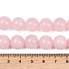 Round Natural Rose Quartz Gemstone Bead Strands G-J333-02-12mm-5
