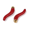 Ion Plating(IP) 304 Stainless Steel Enamel Pendants LS-STAS-Z094-01C-2