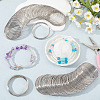400Pcs Steel Memory Wire FIND-SP0002-06-4