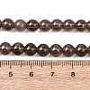 Natural Smoky Quartz Round Beads Strands G-E329-6mm-38B-3