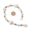 Natural Sea Shell Beads Hanging Ornaments HJEW-JM02985-3