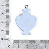 UV Plating Opaque Resin Pendants RESI-R458-04A-3