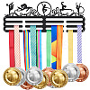 Fashion Iron Medal Hanger Holder Display Wall Rack ODIS-WH0021-268-1