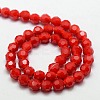 Eco-Friendly Glass Round Bead Strands EGLA-J042-4mm-M04-3