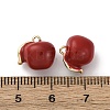 Brass Enamel Charms KK-F903-01C-G-3