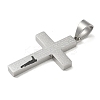 304 Stainless Steel Pendants STAS-G346-22PEB-2