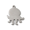 Non-Tarnish 201 Stainless Steel Pendants LS-STAS-E206-04P-01-1