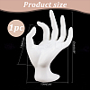 PVC Rings Display Stands ODIS-WH0061-41B-2
