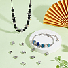 150pcs 5 styles Tibetan Style Zinc Alloy European Large Hole Beads FIND-PH0023-70-5