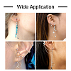 90Pcs 3 Size 202 Stainless Steel Ball Stud Earring Findings STAS-TA0002-22-8