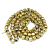Electroplate Non-magnetic Synthetic Hematite Beads Strands X-G-T061-50B-2