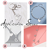 128Pcs 8 Style 201 Stainless Steel Charms STAS-UN0029-48-6