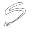 201 Stainless Steel Necklaces NJEW-Q336-01P-P-2