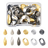 72Pcs 12 Style Brass Pendants FIND-SW0001-24-1