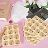 120Pcs Flat Translucent Glassine Waxed Paper Treat Bags Cookie Bags STIC-CP0001-11B-3
