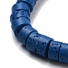 Natural Lava Rock Dyed Beads Strands G-K375-G11-01-4