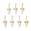 Heart Angel Acrylic Pendants Decorations HJEW-JM03779-02-S-1