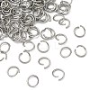 Non-Tarnish 304 Stainless Steel Open Jump Rings X-STAS-E066-08-10mm-2