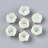 Flower Acrylic Bead Caps SACR-T017-49D-1