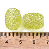 Transparent Resin European Jelly Colored Beads RESI-B025-01A-04-3
