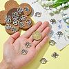 20Pcs 2 Styles Alloy Enamel Tree of Life Connector Charms FIND-CJ0001-62-4