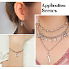 Alloy Rhinestone Charms ALRI-T008-01P-8