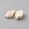 Opaque Resin Imitation Food Cabochons RESI-WH0036-11C-1