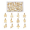 304 Stainless Steel Pendants STAS-BT0001-06G-10