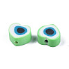 Handmade Polymer Clay Beads X-CLAY-T019-08B-4