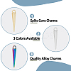 60Pcs 3 Colors Alloy Pendants PALLOY-DC0001-01-NR-4